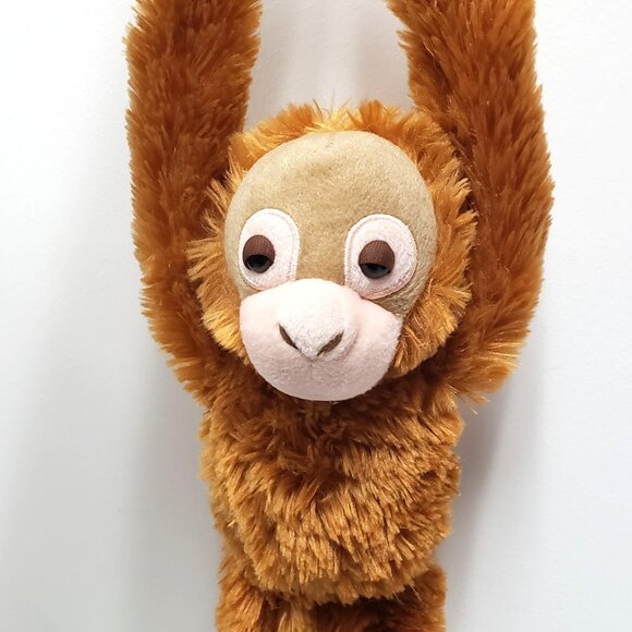 Wild Republic Orangutan Long Arms Legs Stuffed Animal Plush - Picture 8 of 9
